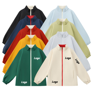 Vente en gros Soft Shell pour hommes et femmes coupe-vent imperméable pour la randonnée loisirs alpinisme fermeture à glissière - Product Image 5