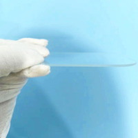 Panneau de verre conducteur enduit ITO de 1,1 mm, haute transmittance, forme personnalisée CNC, bord poli pour miroir tactile de maison intelligente