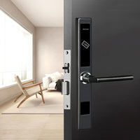 Cerradura Inteligente para Hotel o Apartamento Europeo con Tarjeta RFID T57 o M1, con Sistema de Software de Gestión Gratuito