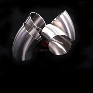 Titanium Pipe Fittings 45 90 Degree Exhaust Welded Bend Elbow