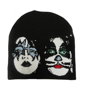 <span class=keywords><strong>Gorro</strong></span> de Invierno Largo para Mujer, Personalizado, de Jacquard con Diseño de Calavera, de Felpa, Acrílico, Cálido y Holgado - Product Image 1