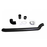 Unity4x4 Snorkel gauche en acier inoxydable 304 de 4 pouces pour Toyota Hilux GR 2023, Kit d'admission surélevé réglable à 20 segments, Accessoires 4x4