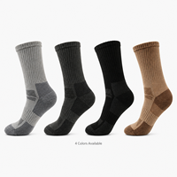 Chaussettes de randonnée en laine mérinos pour hommes et femmes, chaussettes épaisses, chaudes et respirantes pour la randonnée, le trail running et les sports de plein air