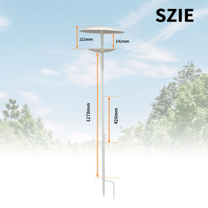 Mangeoires d'oiseaux JH-Mech pour l'extérieur Support de mangeoire à oiseaux en métal à plaque amovible résistant aux intempéries et réglable en hauteur - Product Image 4