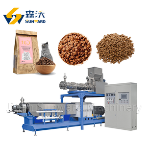 Máquina de pellets de alimentación para cachorros de animales, maquinaria extrusora de alimentos para perros, máquinas de extrusión de alimentos para gatos y gatitos - Product Image 4