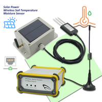 Capteur d'humidité du sol sans fil à énergie solaire, capteur de température LoRa, capteur environnemental IoT pour l'agriculture avec une profondeur de 10 cm