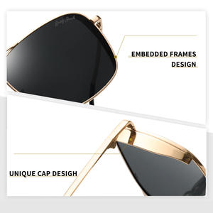 แว่นกันแดดเกรย์ แจ็ค ไพลอต รุ่น 1251 ทรงเต็มกรอบ เลนส์ TAC ป้องกันรังสียูวี 400 สำหรับผู้ใหญ่ทุกเพศ - Product Image 3