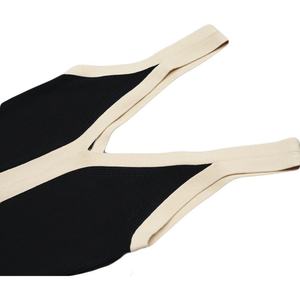 Patchwork Diseño Estilo Francés Simple Casual Slip Knitted Summer Dress - Product Image 5