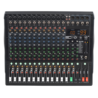 Console de mixage audio analogique professionnelle Legend12 à 12 canaux avec 12 entrées micro, 99 effets DSP, 3 envois AUX et enregistrement USB