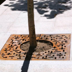 Rejilla de Acero Corten Moderna a Bajo Precio, Rejilla Metálica para Árboles - Product Image 3