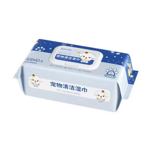 ผ้าเช็ดทำความสะอาดสัตว์เลี้ยง 80 ชิ้น ขนาดใหญ่ ไม่ต้องล้างออก ขจัดคราบน้ำตา พกพาสะดวก ใช้ในบ้าน ผ้าเช็ดทำความสะอาดแบบใช้แล้วทิ้ง - Product Image 1