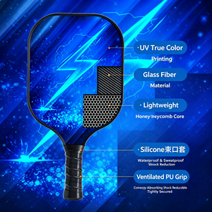 Apex Toray 800 Carbon 16Mm Pro-Core Pickleball Paddle With Grit-Blast Surface And Aero-Vent <b>Frame</b> For Aspiring Professionals - Product Image 6