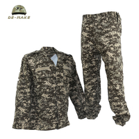 Uniforme de terrain tactique de style BDU, vêtements de chasse camouflage unisexe, tissu en polyester/coton Ripstop, couleur personnalisée, 210-220 g/m²