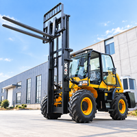 4x4 Gabelstapler 3 Tonnen 3,5 Tonnen Geländegabelstapler Offroad-Gabelstapler Diesel-Gabelstapler für Lager, Landwirtschaft und Außeneinsätze