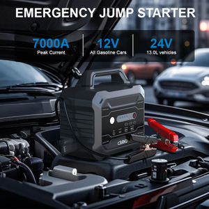 7000A Новый 12V & 24V стартер 24v автомобильный аккумулятор бустер литиевый стартер со светодиодным фонариком - Product Image 3