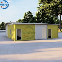 Maison Modulaire Préfabriquée Portable WinFair en Acier Léger, Type Hobbit, Abordable pour Dortoir de Chantier / Studio de Jardin