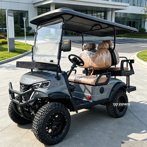 2026 Trend 2 Seat Electric Golf Cart <b>Foldable</b> Design 48V Lithium Battery Golf <b>Trolley</b> - Product Image 1