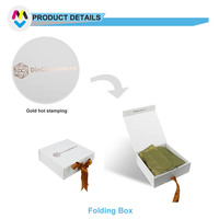 Caja de papel plegable magnético personalizado, caja de embalaje de lujo con logotipo personalizado, color blanco, fabricante 100%