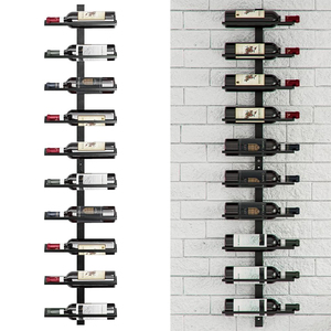 <span class=keywords><strong>Portabottiglie</strong></span> da Parete Decorativo per 12 Bottiglie, Organizzatore Rimovibile Fai-da-Te per Bar e Cantina - Product Image 2