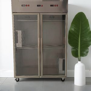 Exhibidor Refrigerado Comercial para Jamón Ibérico Español, Panceta <span class=keywords><strong>de</strong></span> <span class=keywords><strong>Cerdo</strong></span> Crujiente, Acero Inoxidable, Sistema <span class=keywords><strong>de</strong></span> Colgado Multicapa, Control Inteligente - Product Image 4