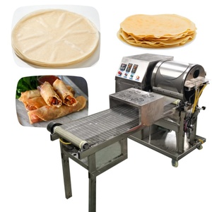 Logotipo Gratuito 	 Máquinas para hacer crepas y panqueques 	 Máquina para Hacer Roti Roomali 	 Máquina para hacer rollitos primaverales, mini tortillas <span class=keywords><strong>de</strong></span> maíz para empanadillas <span class=keywords><strong>de</strong></span> pato asado - Product Image 5