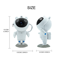 Proyector de Luz Nocturna Space Buddy, Proyector de Nebulosa y Cielo Estrellado, Altavoz de Música, Luz Nocturna de Astronauta y Estrellas