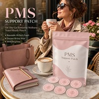 Patchs transdermiques respirants et doux pour la peau pour le soutien du SPM, soulagement des crampes prémenstruelles et amélioration de l'humeur