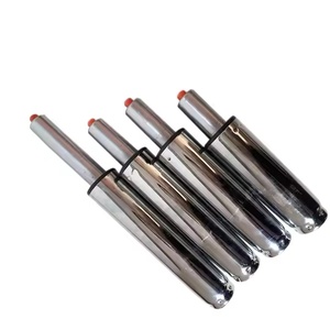 Vérin à <span class=keywords><strong>gaz</strong></span> robuste en acier inoxydable de classe 4 pour chaise de bureau pivotante, course de 300 mm, revêtement PU noir, levage rapide - Product Image 2