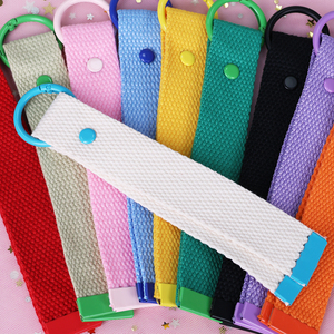 Cá nhân vải Keychain với đầy màu sắc dệt dây thiết kế, màu sắc-in logo tùy chỉnh thời trang Ba Lô Móc - Product Image 6