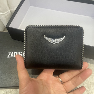 Cartera de Mano Tipo Clutch de Mezclilla con Detalles de Remaches y Cierre de Cremallera para Mujer, Modelo Nuevo 2025 - Product Image 3