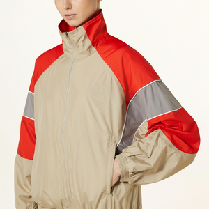 2025 Trendy Hot Selling Women's Windbreaker Tracksuit with Custom Logo High Quality <b>100</b>% Polyester Windbreaker Set OEM - Product Image 1
