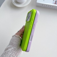 Coque de téléphone en silicone gel givré à grandes perforations pour iPhone 17 Pro Max, compatible avec les modèles 15 Pro Max/14/13, antichoc, design couleur unie