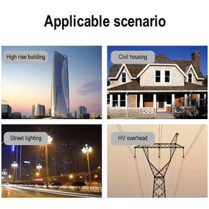 مشبك إسقاط محول بصري بلاستيكي ACC لألياف FTTH ADSS OPGW 4G WiFi أداة مشبك الأسماك - Product Image 4