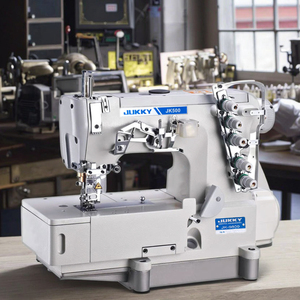 JUKKY JK500A High Speed Cover Stitch Flat Lock <b>Sewing</b> Machine <b>for</b> T-shirt 3 Needle Flat-bed Interlock Industrial <b>Sewing</b> Machines - Product Image 2