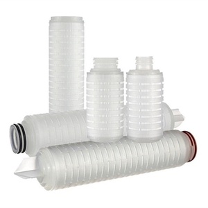 Fin <span class=keywords><strong>End</strong></span> Caps 0.22 0.45 Micron Hộp Mực Lọc Nước <span class=keywords><strong>PP</strong></span> Xếp Li Microporous - Product Image 2