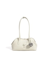 Sac à bandoulière de luxe en cuir véritable pour femme, style vintage, personnalisable avec logo, en cuir de vachette pleine fleur, sac à main sous le bras