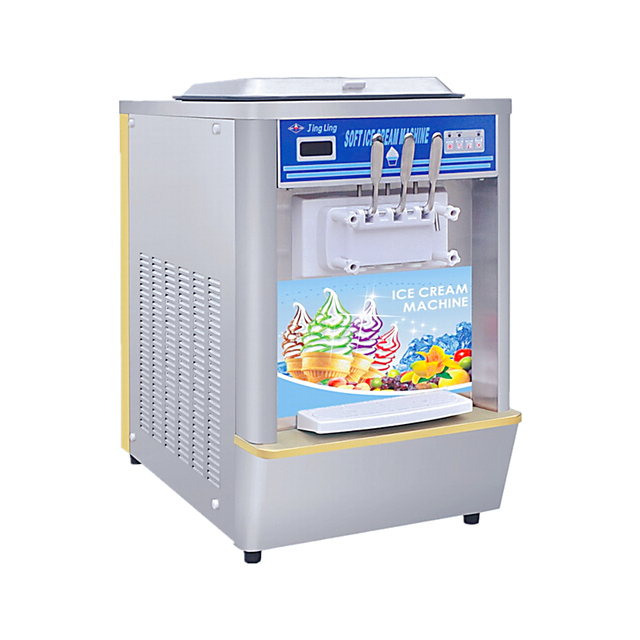 Desktop 12-18kg/h Output Soft Ice Cream Machine Italian Ice Cream Machine
