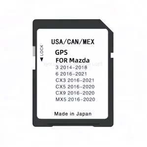 Change CID SD card GPS navigation map update compatible with Mazda 3