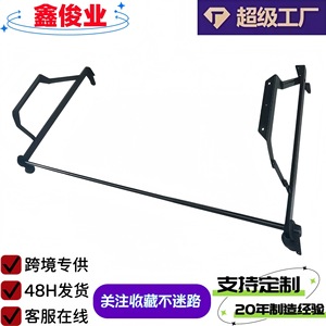 Bisagras telescópicas de acero laminado en frío Xinjunye para sofás cama B08-6, accesorios de ferretería en gris plateado - Product Image 5