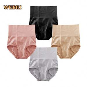 Sous-vêtements pour femmes Ruche taille haute pour femmes Ventre chaud après l'<span class=keywords><strong>accouchement</strong></span> Façonner la taille Ceinture Hanche <span class=keywords><strong>Culotte</strong></span> - Product Image 1