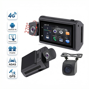Grabadora de Conducción con Doble Lente 1080P, 4G, Soporte Multibanda, Grabación en Bucle y Aplicación Móvil para Autos Pequeños - Product Image 1