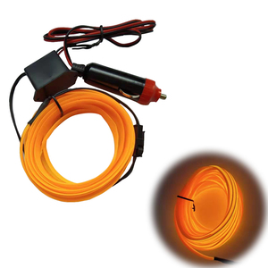 Cavo <span class=keywords><strong>LED</strong></span> EL Flessibile da 3 Metri, Luce Decorativa per Interni Auto, Striscia <span class=keywords><strong>LED</strong></span> al <span class=keywords><strong>Neon</strong></span>, <span class=keywords><strong>Lampada</strong></span> Decorativa - Product Image 6