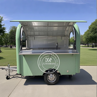 Chariots de restauration à prix d'usine, kiosque extérieur, remorque, café mobile, cuisine en acier inoxydable, bar à café de rue, chariot de nourriture, camion de nourriture