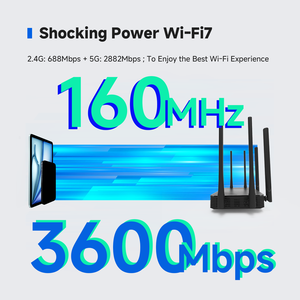 OLAX MT56 New Mesh Router High Speed Family Wifi7 5g Wireless 160mhz Gigabit Interface 4g <b>Modem</b> Wireless Router - Product Image 2