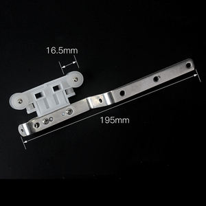 Support de rail long en acier inoxydable pour rail courbé, support de rail en plastique - Product Image 5