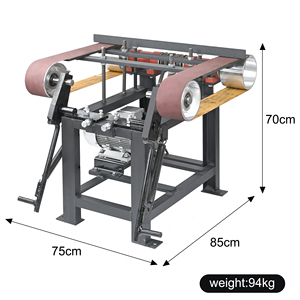 Lijadora Eléctrica de Banda Horizontal de Doble Propósito para Pulir y Lijar Metal y Madera con Control de Velocidad - Product Image 4