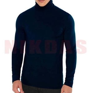 Cuello alto negro y azul, hecho a la moda, a la venta - Product Image 3