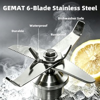 Multifunctionele commerciële elektrische blender, heavy-duty ijsbreker, voedselverwerker, mixer en molen voor restaurants en thuiskeukens