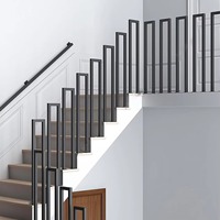 Options de conception de main courante à hauteur personnalisable, style moderne, garantie de plus de 3 ans