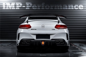 Pare-chocs arrière en Fiber de carbone pour <span class=keywords><strong>2016</strong></span> à 2021 MB C205 <span class=keywords><strong>C63</strong></span> AMG coupé iMP Performance kit de carrosserie de pare-chocs arrière - Product Image 5
